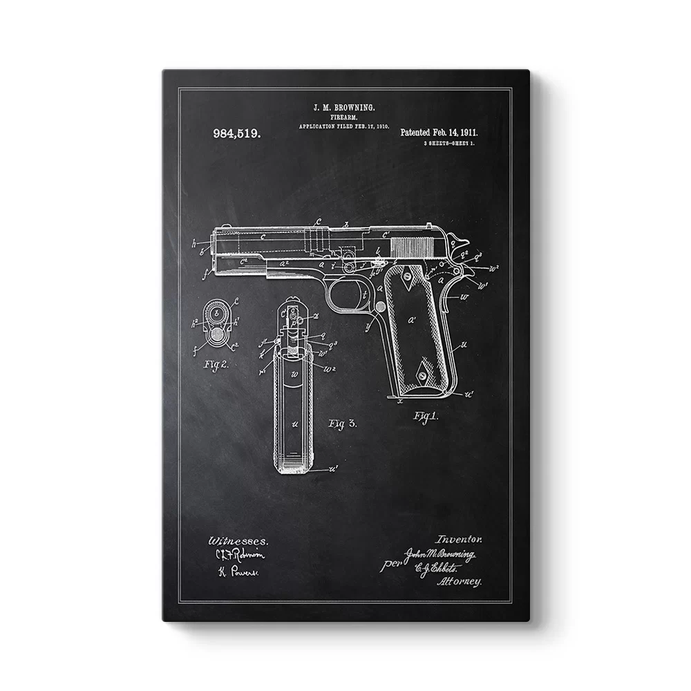 Browning Silah Patenti Tablosu - Model 2